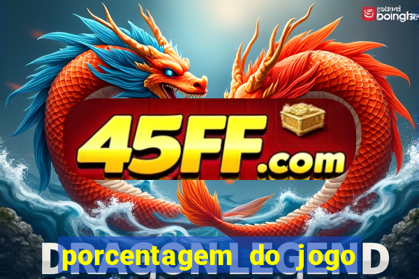 porcentagem do jogo fortune tiger